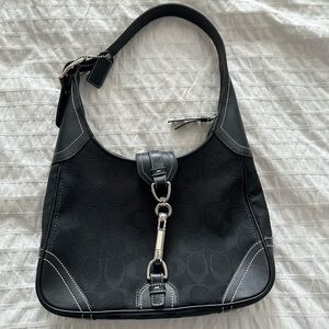 Coach black shoulder bag